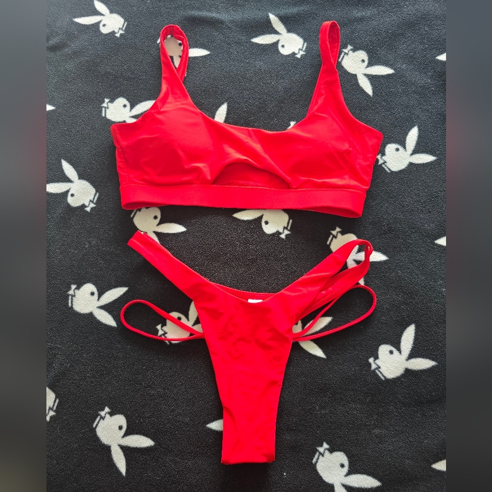 Red Bikini Set